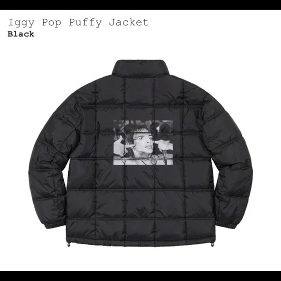 Supreme Iggy Pop Puffer - Picture 1 of 2